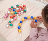 TickIt // Wooden Lacing Jewels